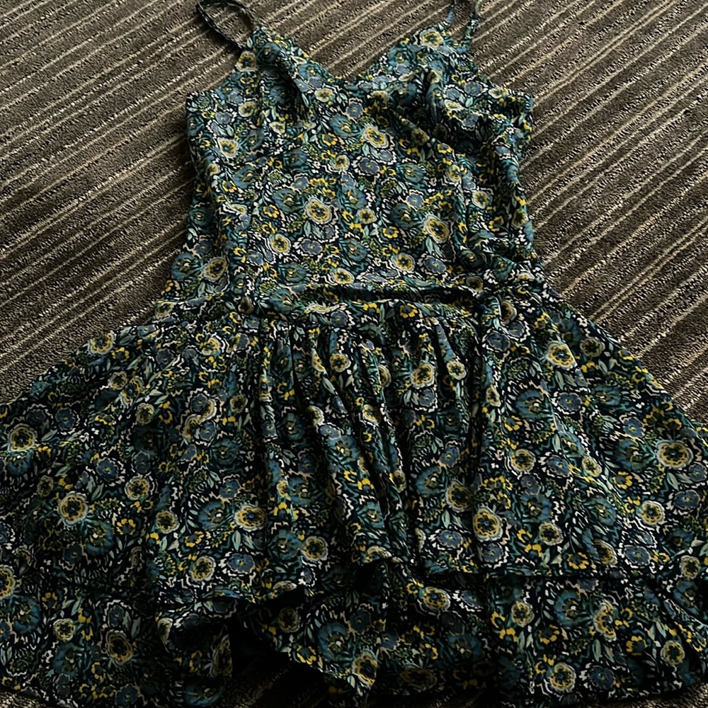 Floral designed poofy dress
